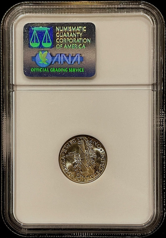 1945-D Mercury Dime NGC MS66