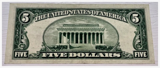 1953-B $5 United States Note Red Seal - Star Note Fr. 1534*