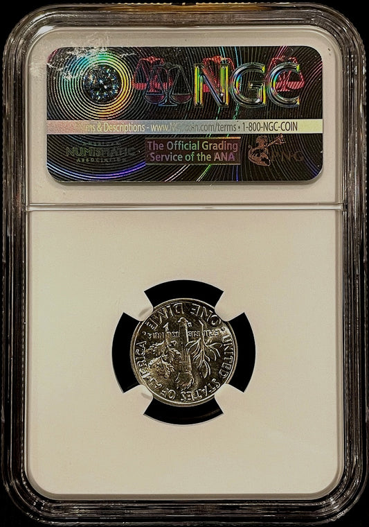 1957-D Roosevelt Dime NGC MS65 FT