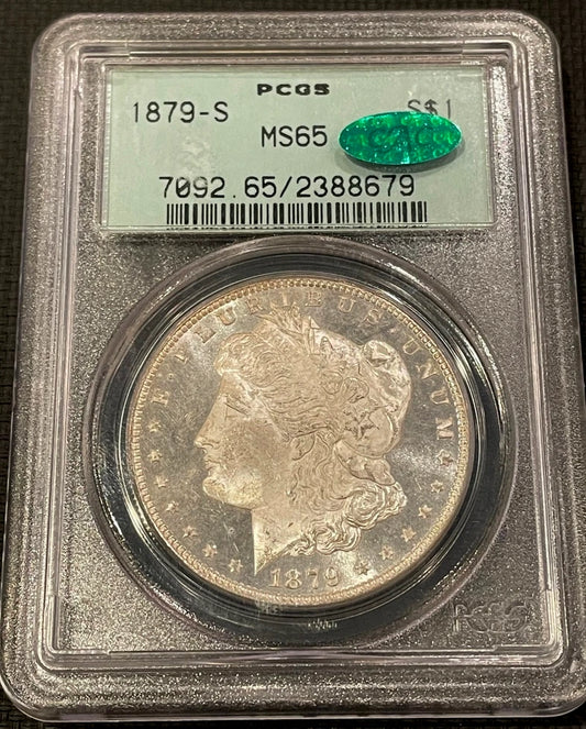 1879-S Morgan Dollar PCGS MS65 CAC