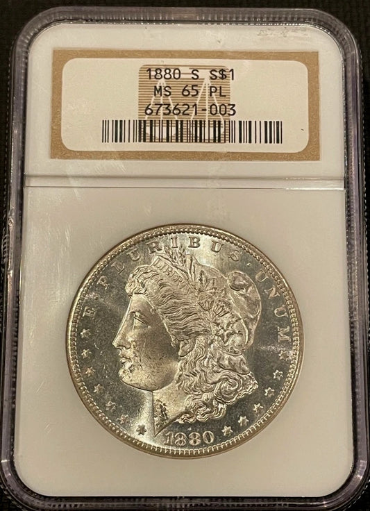 1880-S Morgan Dollar NGC MS65 PL