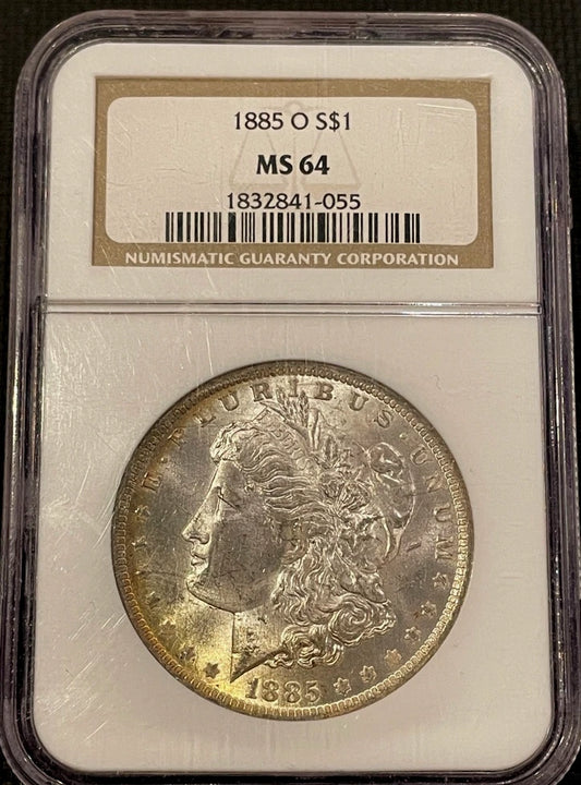 1885-O Morgan Dollar NGC MS64