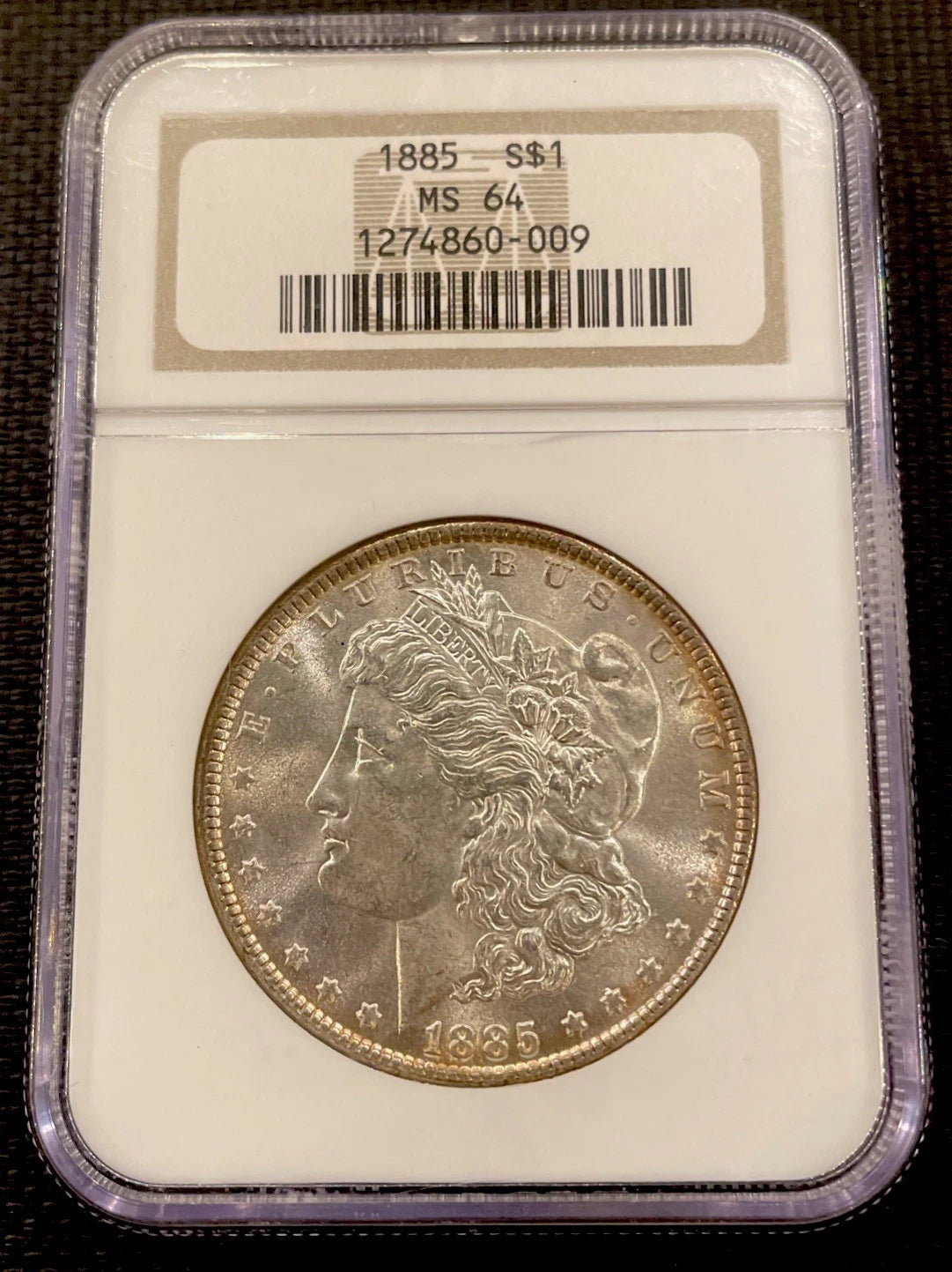 1885-O Morgan Dollar NGC MS 64 - Business Strike Silver Dollar