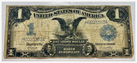 1899 $1 Silver Certificate "Black Eagle" Fr. 235 - Very Good