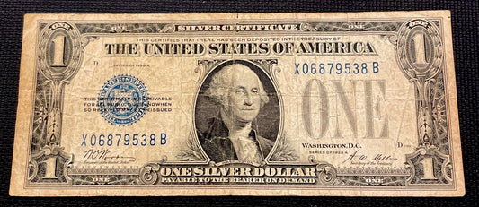 1928-A $1 Funny Back Silver Certificate - Circulated Banknote