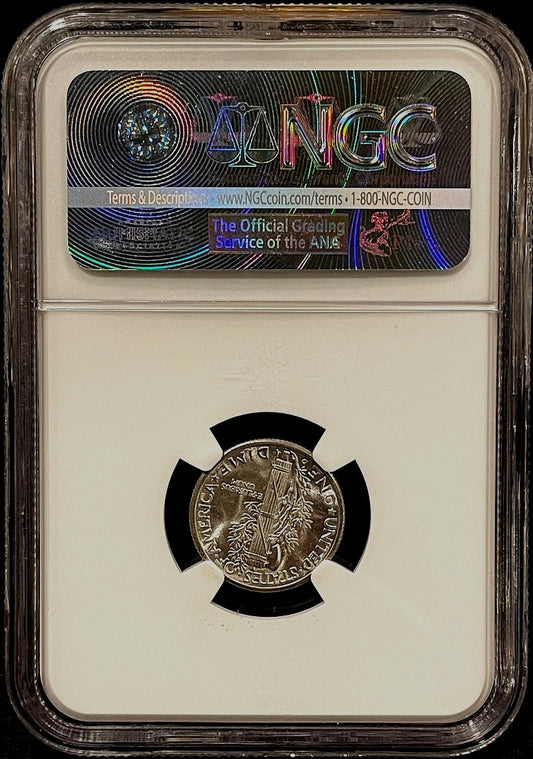 1939-D Mercury Dime NGC MS66