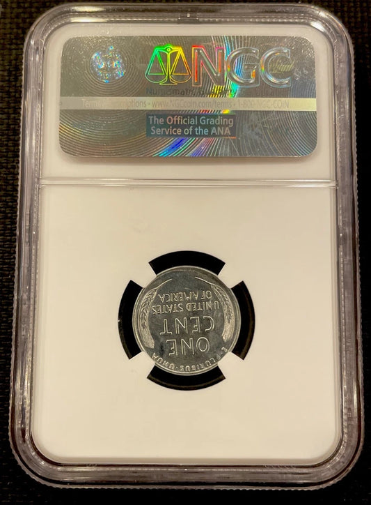 1943-S Lincoln Wheat Cent NGC MS 65 - Gem Steel Wartime Cent